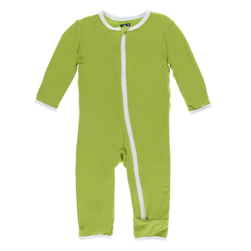 Bamboo Applique Coverall with Zipper - Meadow Soccer - Image 2