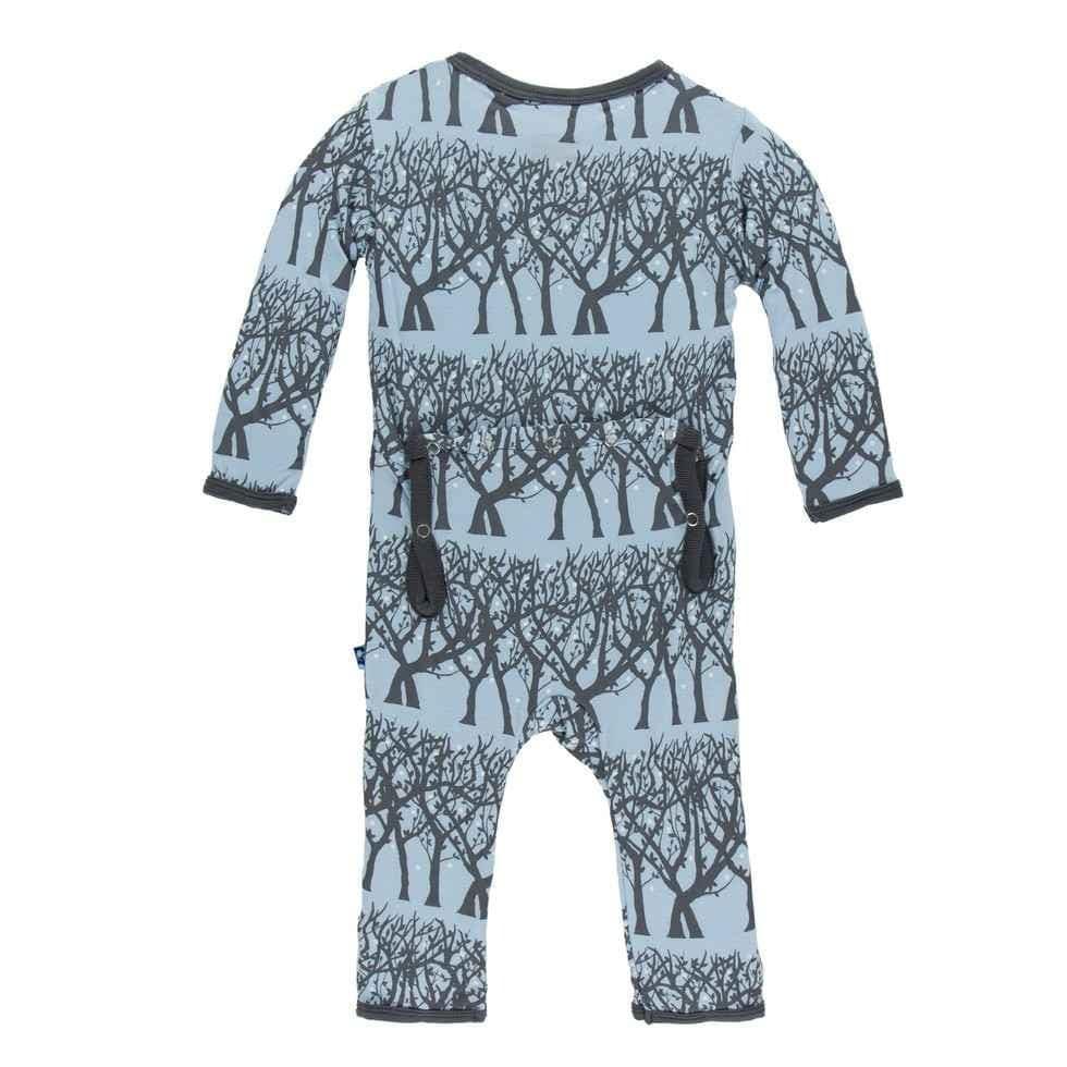 Print Bamboo Coverall - Pond Fireflies - Image 2