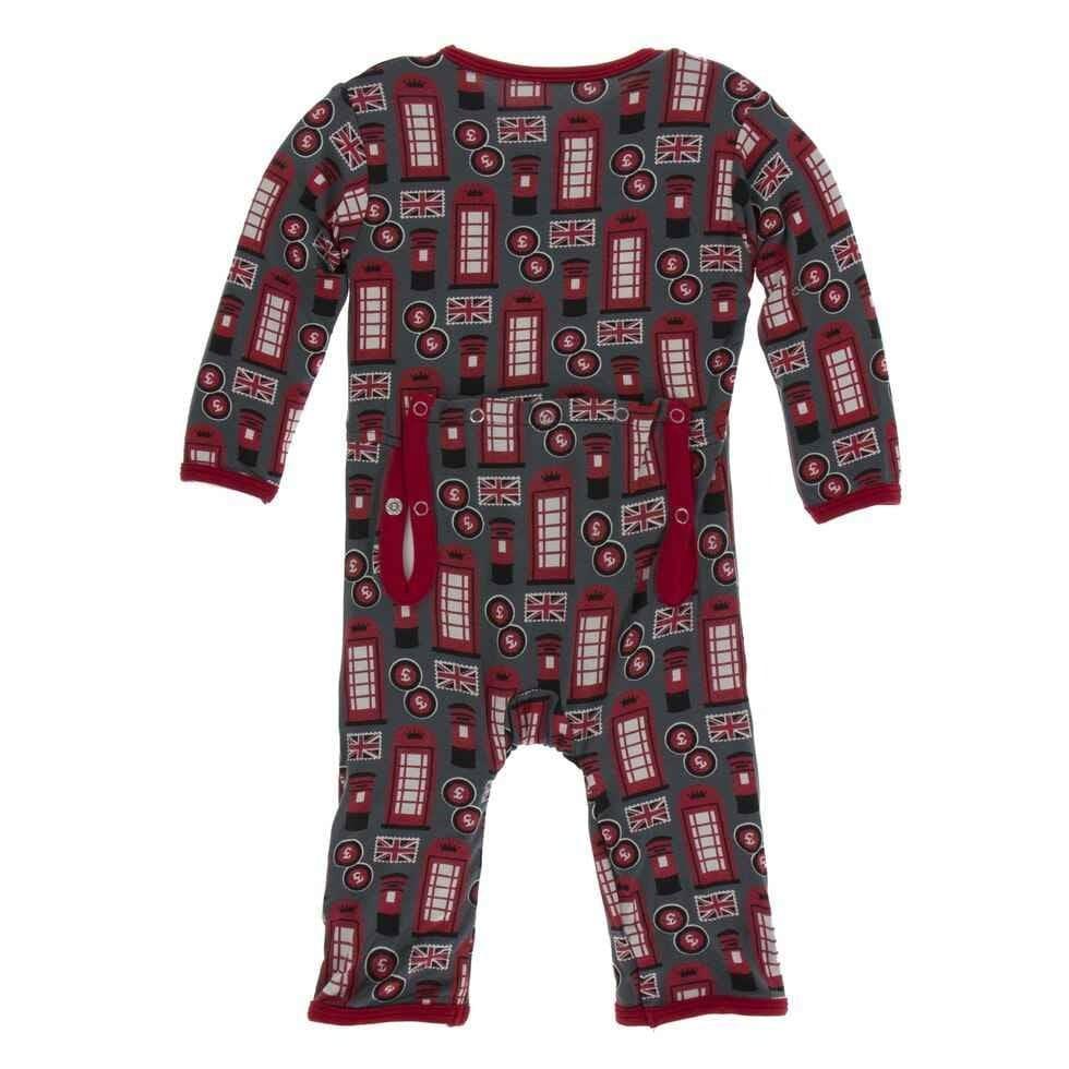 Print Bamboo Coverall with Zipper - Life About Town - Image 2