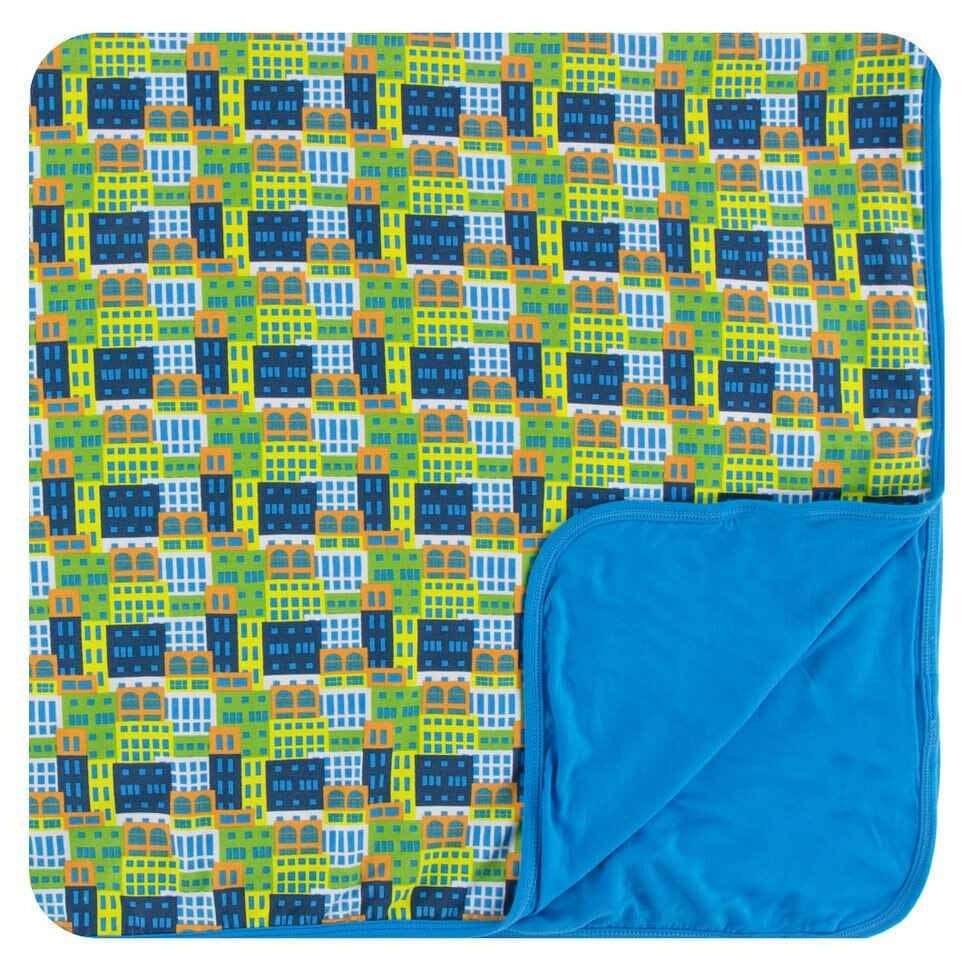 Print Bamboo Toddler Blanket - Amazon Houses, One Size