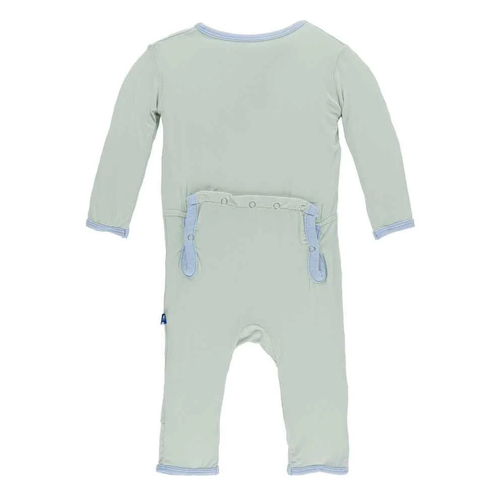Solid Bamboo Coverall - Aloe with Pond - Image 2