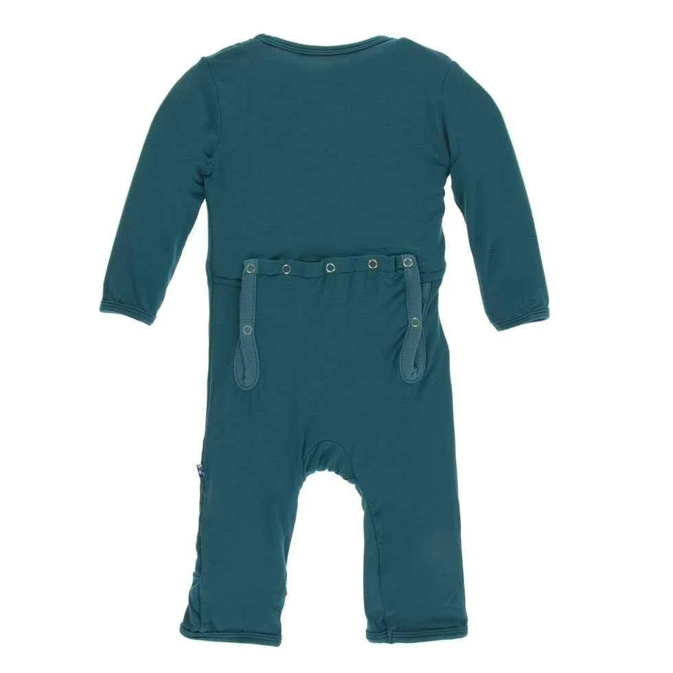 Solid Coverall with Snaps - Oasis - Image 2