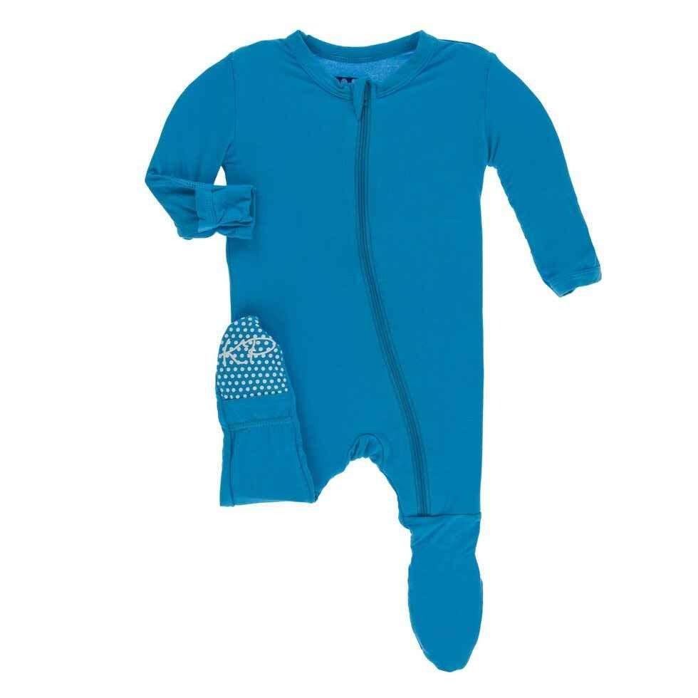 Solid Bamboo Footie with Zipper - Amazon - Image 2