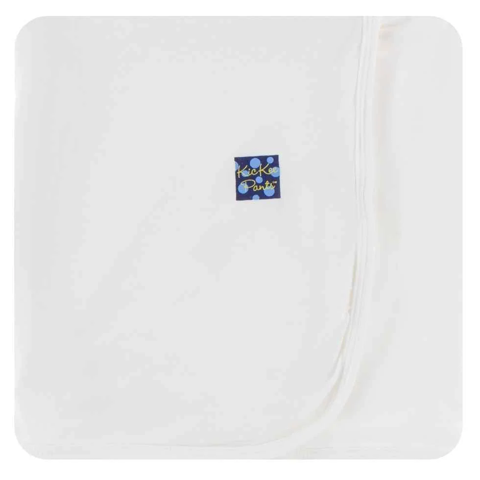 Solid Swaddling Blanket - Natural, One Size - Image 2
