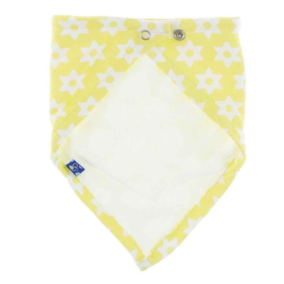 Print Bamboo Bandana Bib - Lime Blossom Stellini, One Size - Image 2
