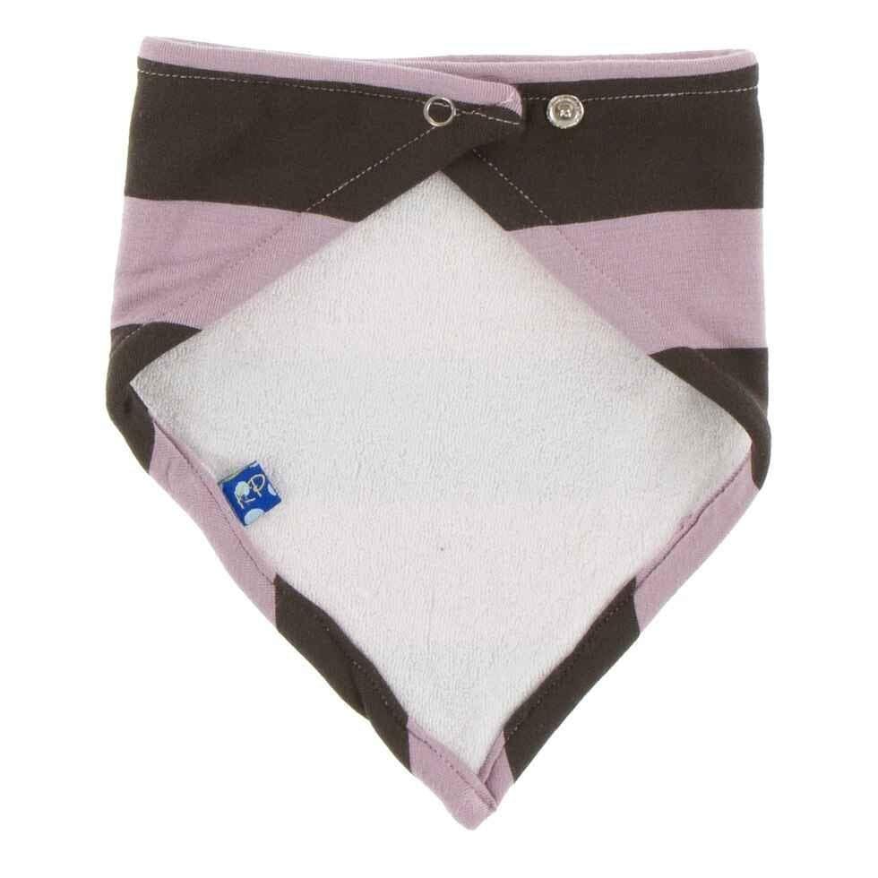 Print Bamboo Bandana Bib - Paleontology Flora Stripe, One Size - Image 3