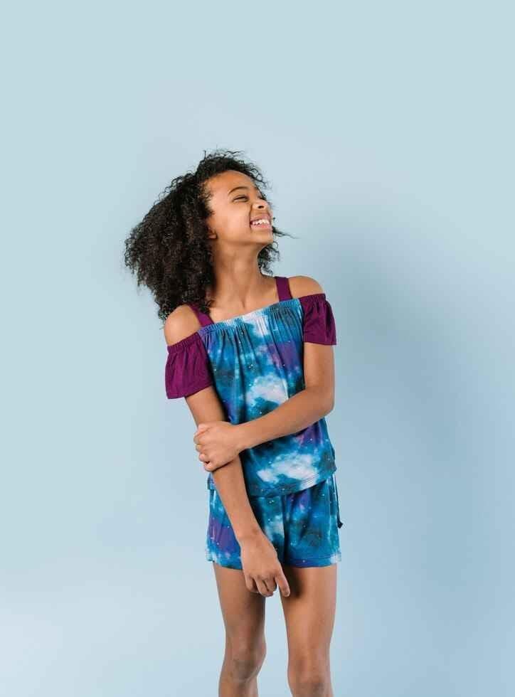 Print Bamboo Off-Shoulder Outfit Set - Wine Grapes Galaxy - Image 3