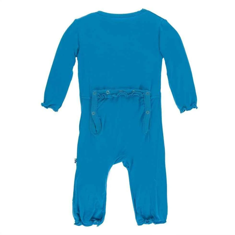 Solid Bamboo Muffin Ruffle Coverall with Snaps - Amazon - Image 2