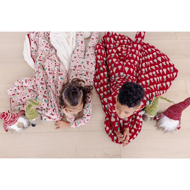 Bamboo Long Sleeve Pajama Set - Baby Rose Gnomes - Image 3