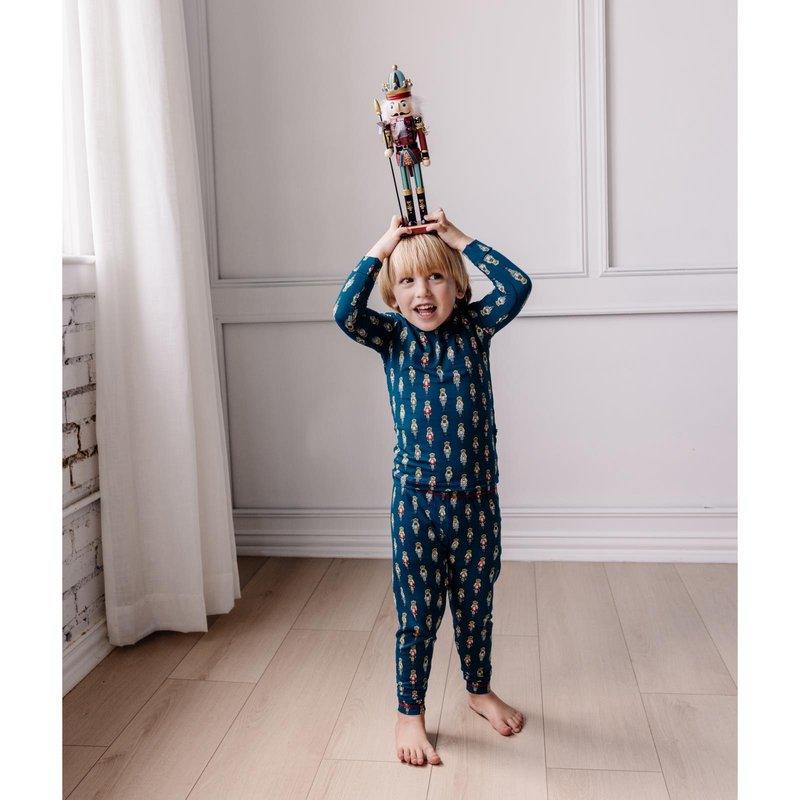 Bamboo Long Sleeve Pajama Set - Peacock Nutcrackers - Image 2