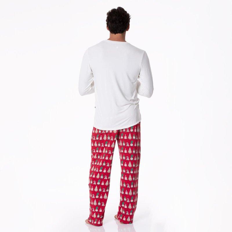 Bamboo Pajama Pants - Crimson Gnomes - Image 4