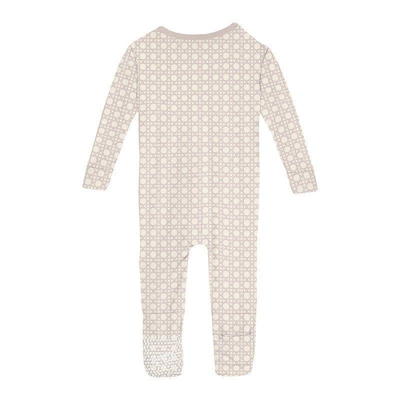 Print Bamboo Convertible Sleeper with Zipper - Latte Wicker - Image 2