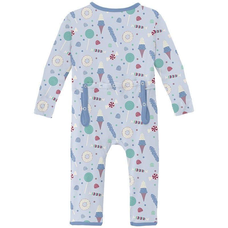 Print Bamboo Coverall with 2-Way Zipper - Dew Candy Dreams - Image 2
