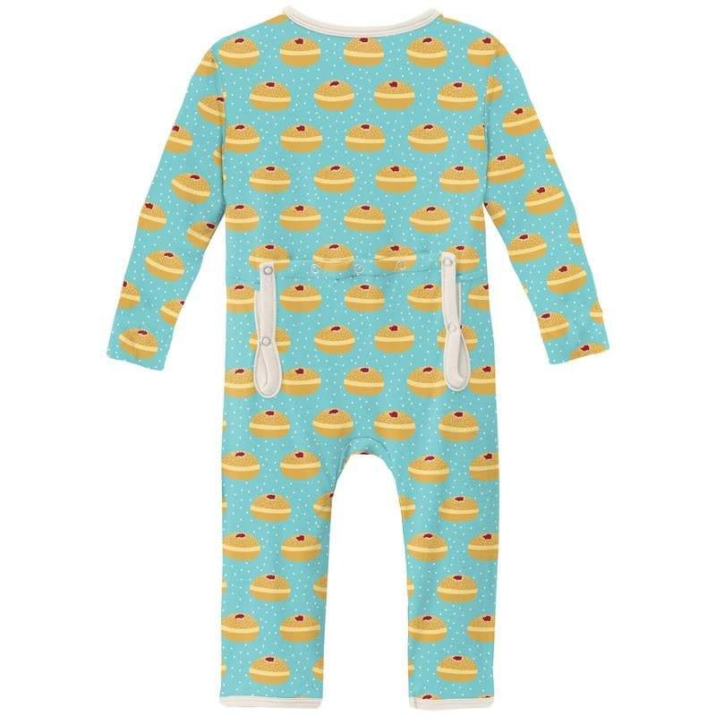 Print Bamboo Coverall with Zipper - Iceberg Jelly Donuts (WCA22) - Image 2