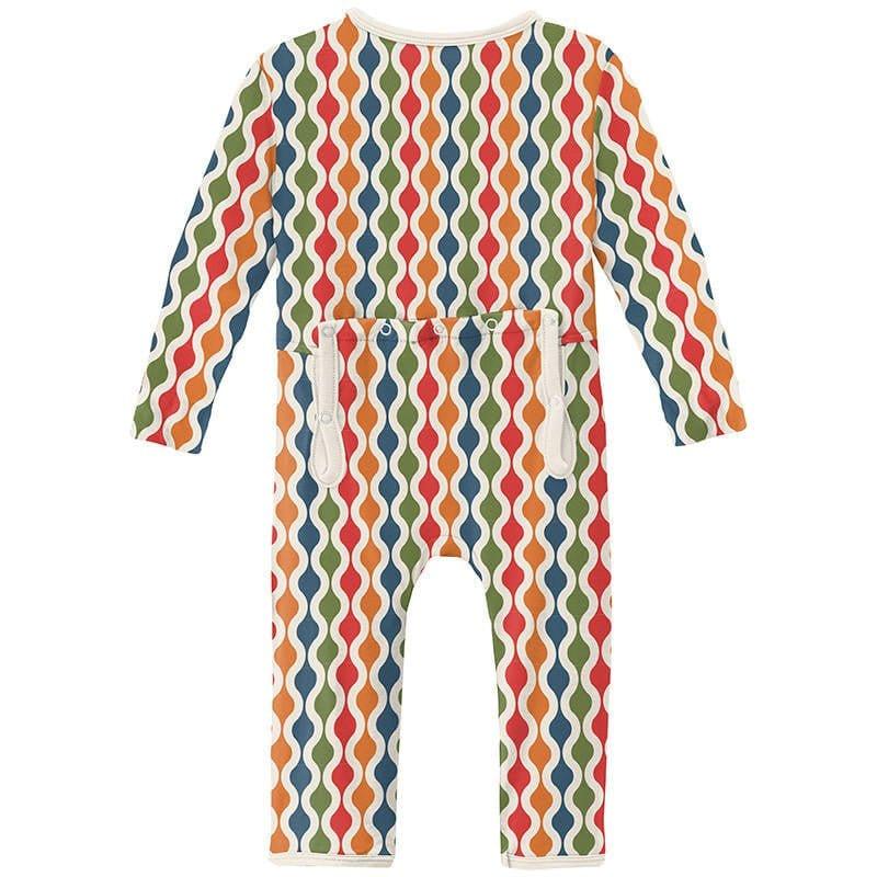 Print Bamboo Coverall with Zipper - Mod Chain - Image 2