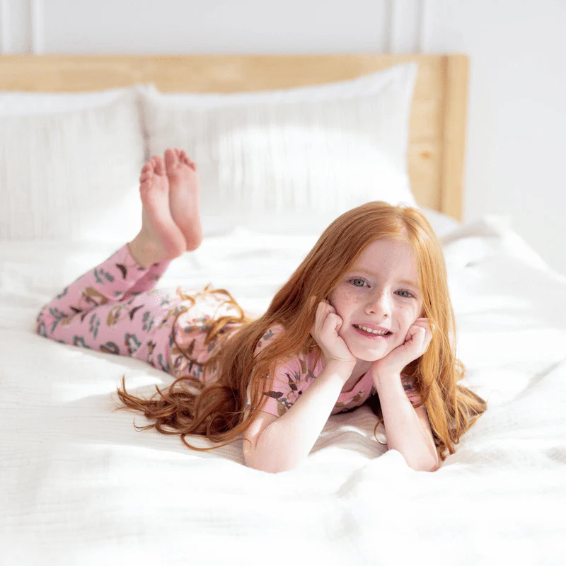 Bamboo Short Sleeve Pajama Set - Cake Pop Berry Picking - Image 3
