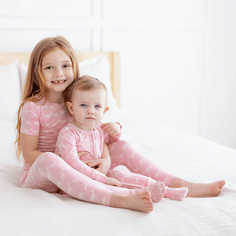 Bamboo Short Sleeve Pajama Set - Cake Pop Doe & Fawn - Image 2