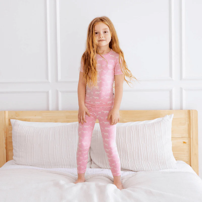 Bamboo Short Sleeve Pajama Set - Cake Pop Doe & Fawn - Image 3
