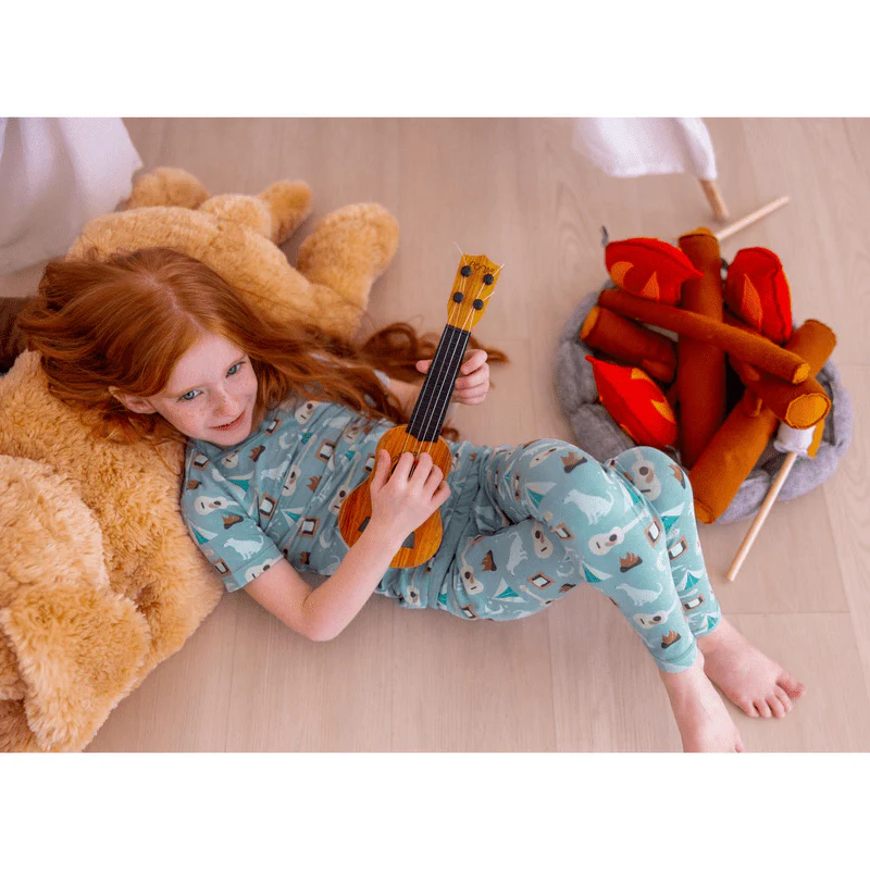 Bamboo Short Sleeve Pajama Set - Jade Campfire - Image 3