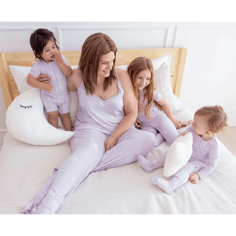 Bamboo Short Sleeve Pajama Set - Thistle Starry Sky & Moon - Image 3