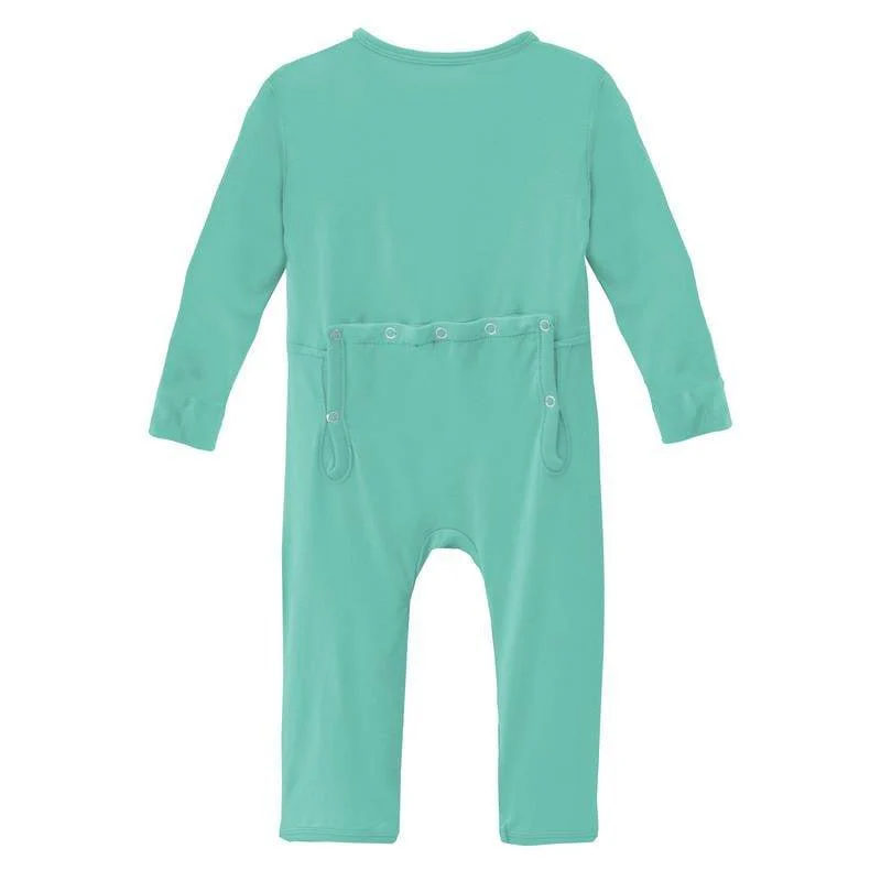 Solid Bamboo Coverall with Zipper - Glass (TBD22) - Image 4