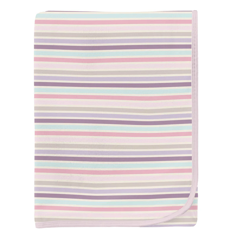 Bamboo Swaddling Blanket - Ice Cream Stripe