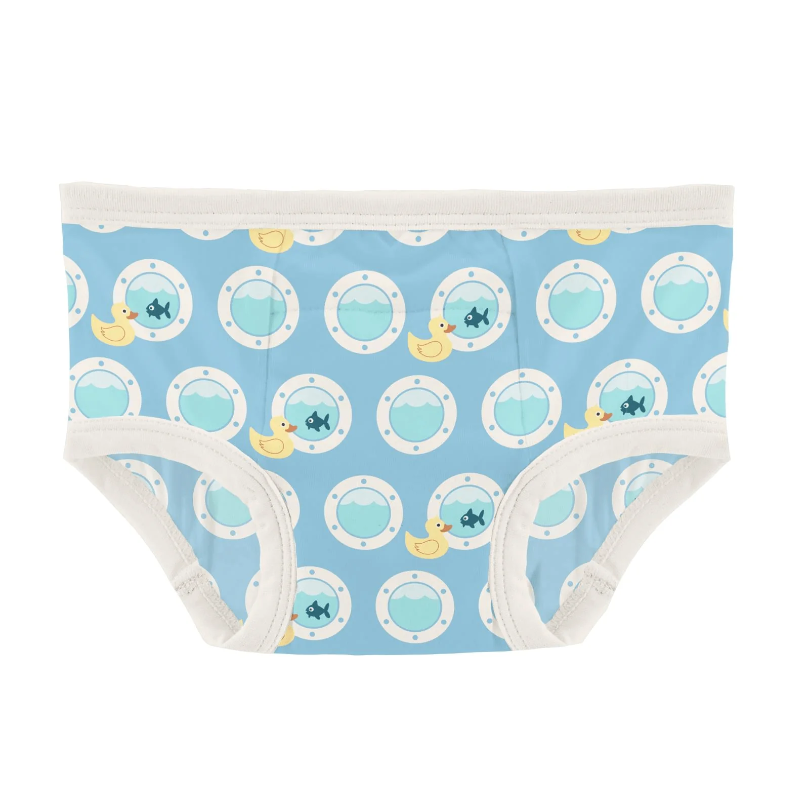 Bamboo Training Pants (Set of 2) - Seaside Blue Porthole Rubber Ducky & Fresh Air Little Fishy - Image 2