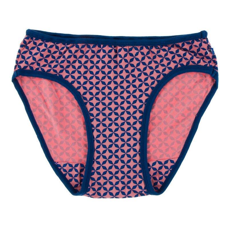 Bamboo Underwear - Desert Rose Taj Mahal with Navy