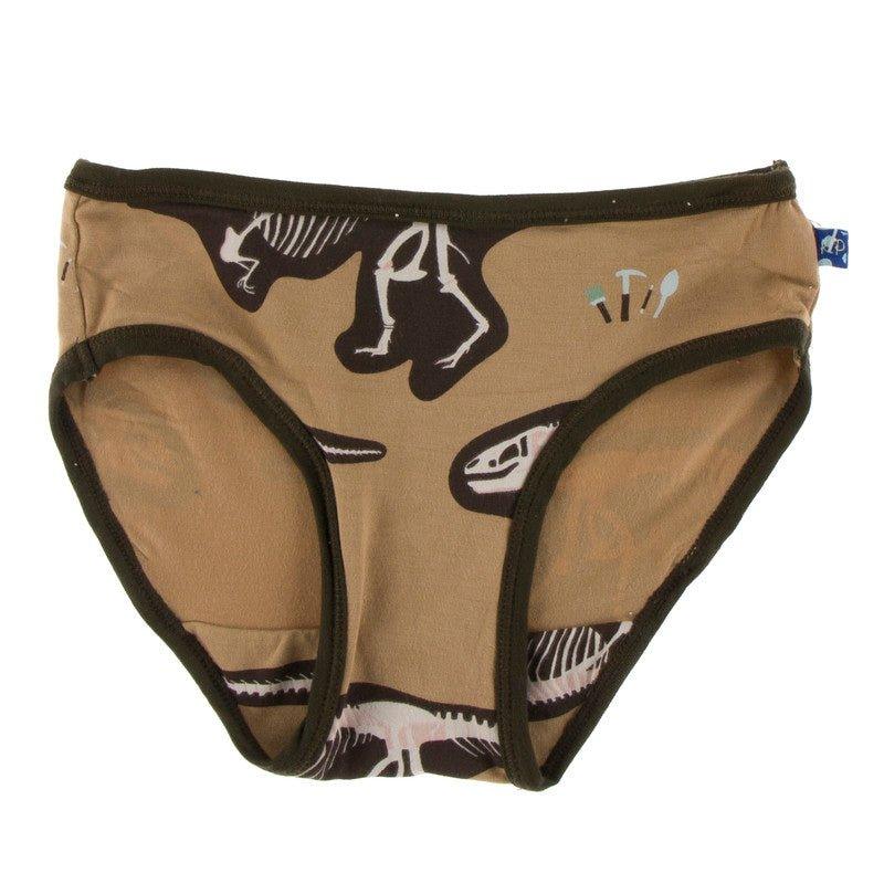 Bamboo Underwear - Tannin T-Rex Dig with Bark
