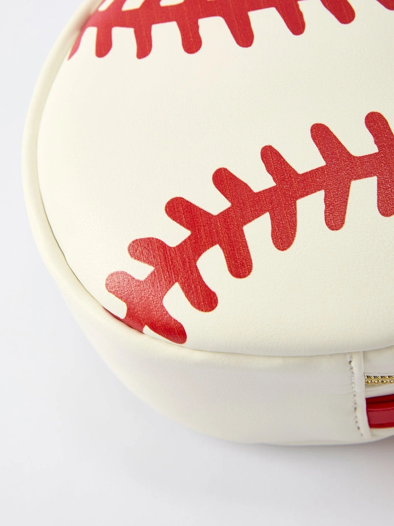 Kids Baseball Themed Crossbody Bag with Red Handle - Image 6