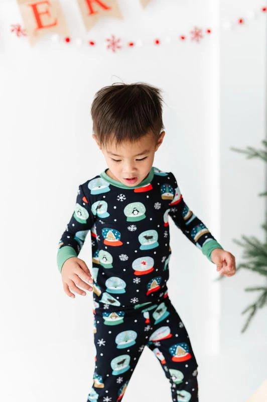 Bamboo Long Sleeve Pajama Set - Snow Globe - Image 2