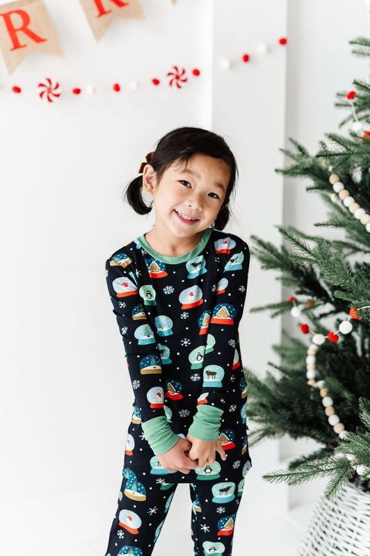 Bamboo Long Sleeve Pajama Set - Snow Globe - Image 3