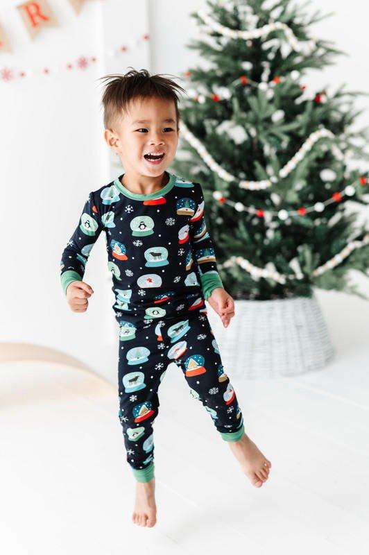 Bamboo Long Sleeve Pajama Set - Snow Globe - Image 5