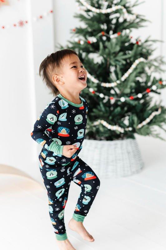 Bamboo Long Sleeve Pajama Set - Snow Globe - Image 7