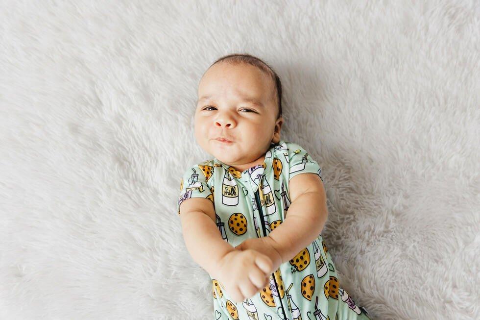 Boy's Bamboo Shortie Romper - FriendChip Goals - Image 2