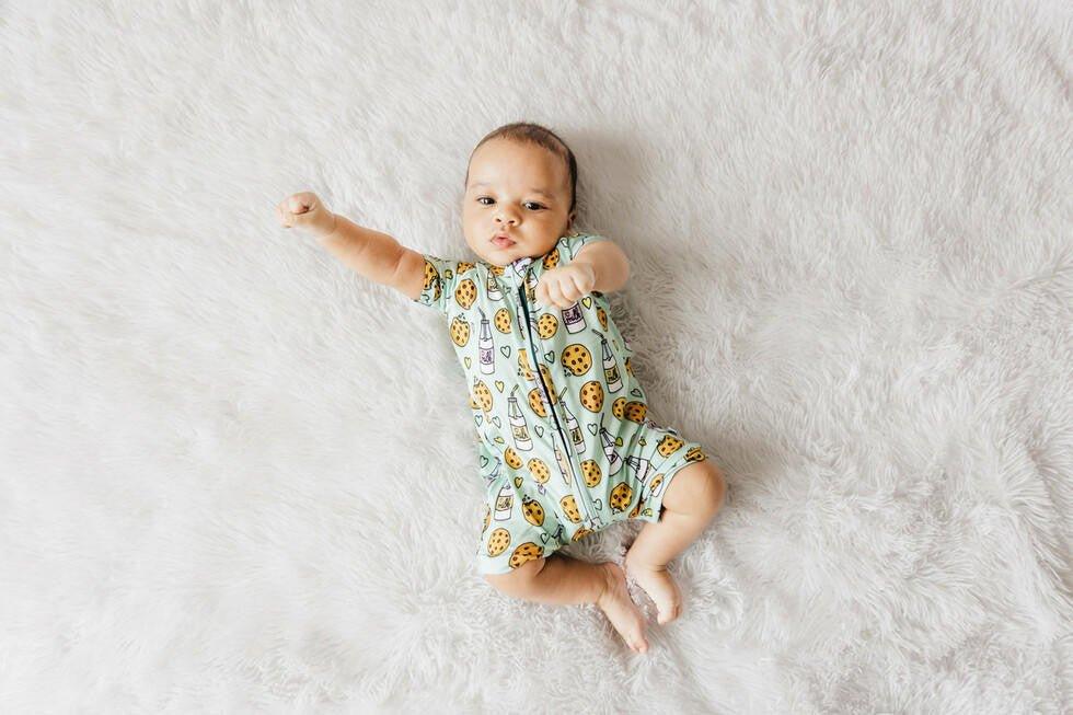 Boy's Bamboo Shortie Romper - FriendChip Goals - Image 3