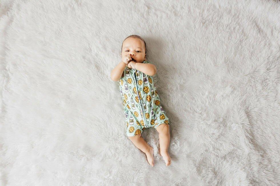 Boy's Bamboo Shortie Romper - FriendChip Goals - Image 4
