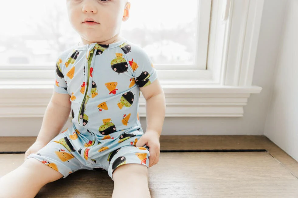 Boy's Shortie Romper - Let's Give Em Something to Guac About - Image 3