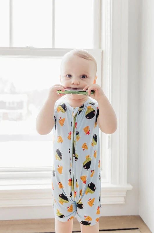 Boy's Shortie Romper - Let's Give Em Something to Guac About - Image 4