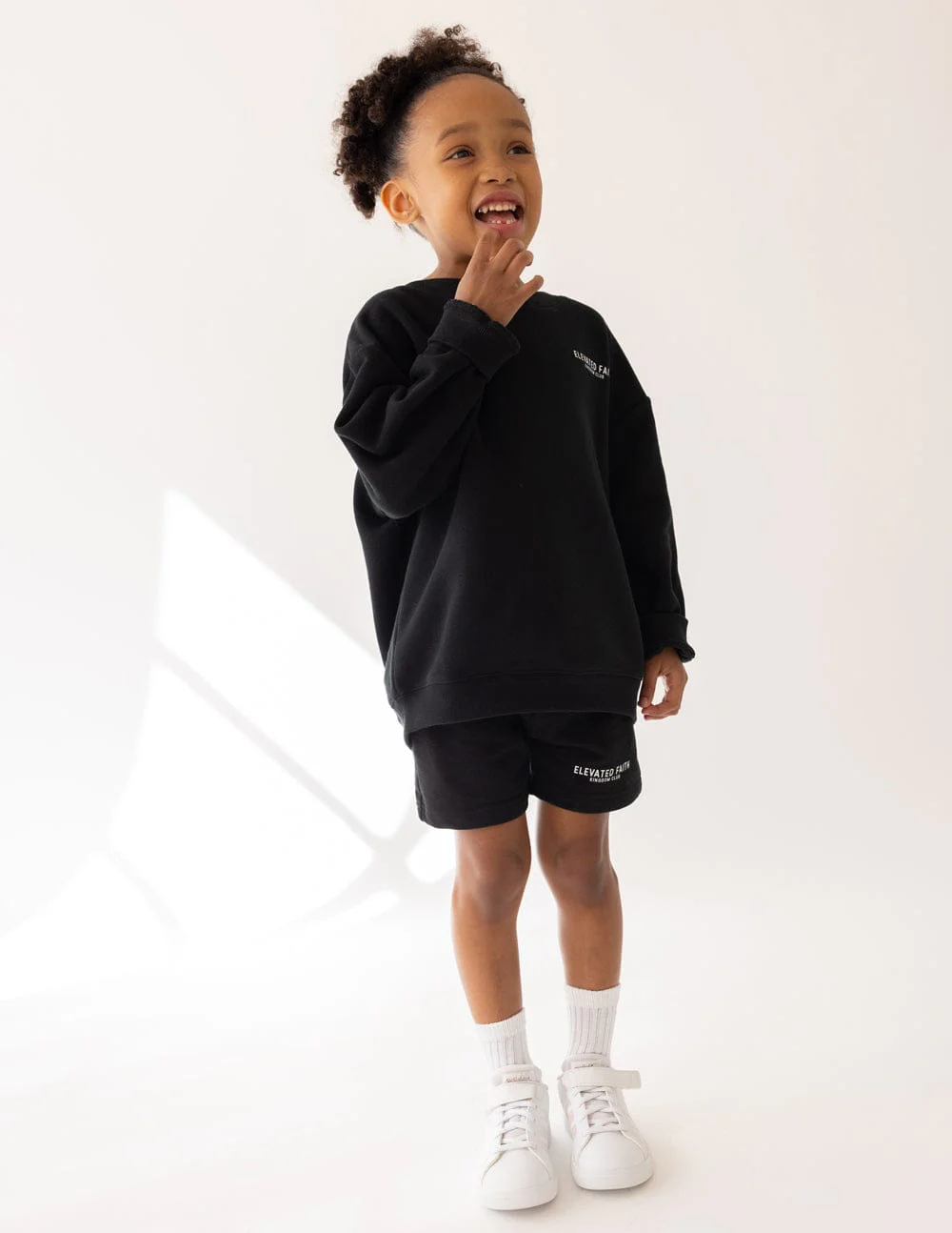 Kingdom Club Black Kids Crewneck - Image 2
