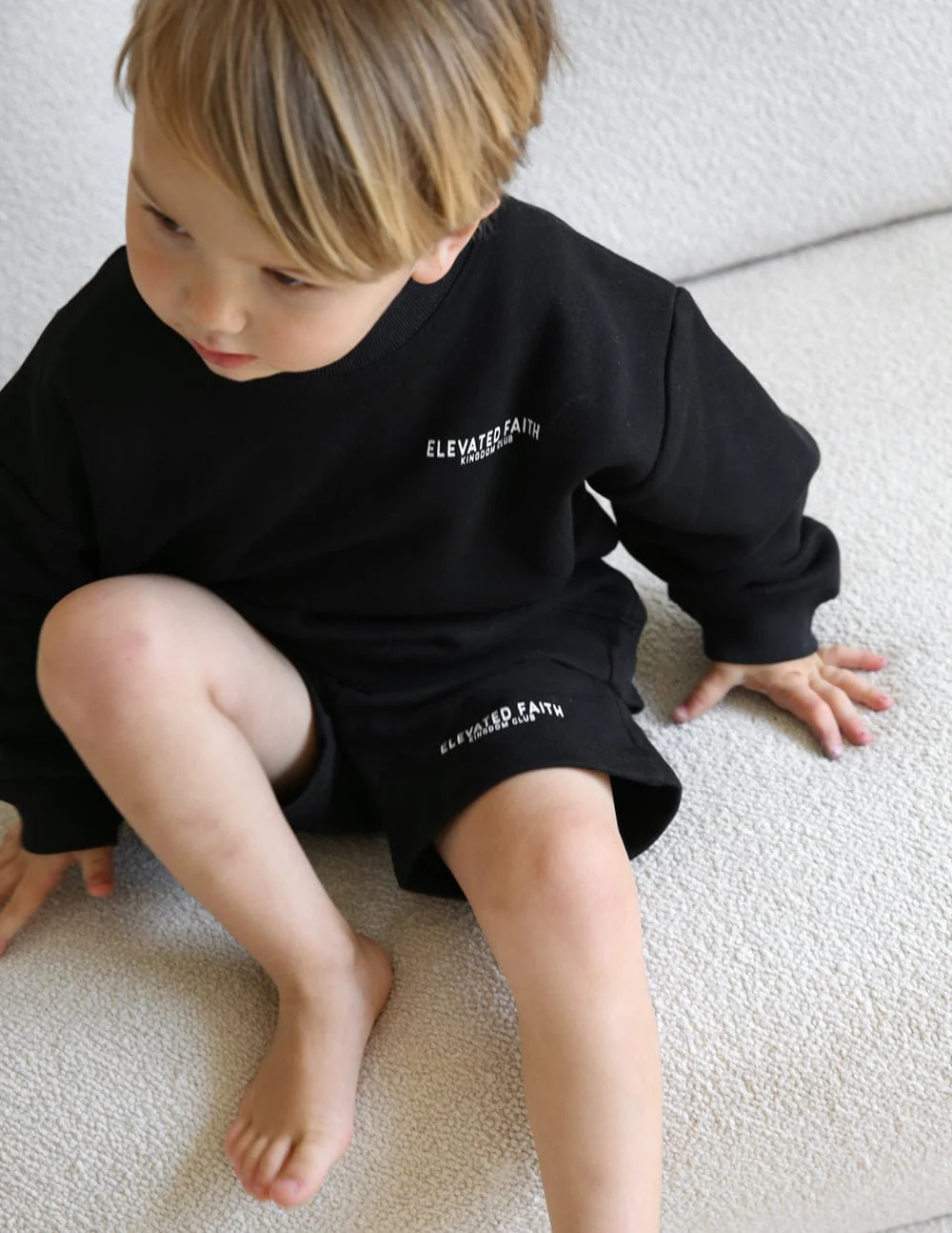 Kingdom Club Black Kids Crewneck - Image 4