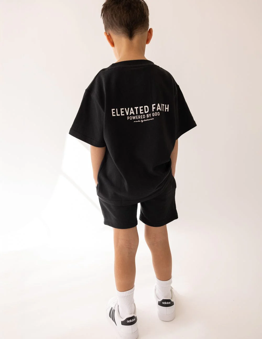 Kingdom Club Black Kids Tee - Image 2