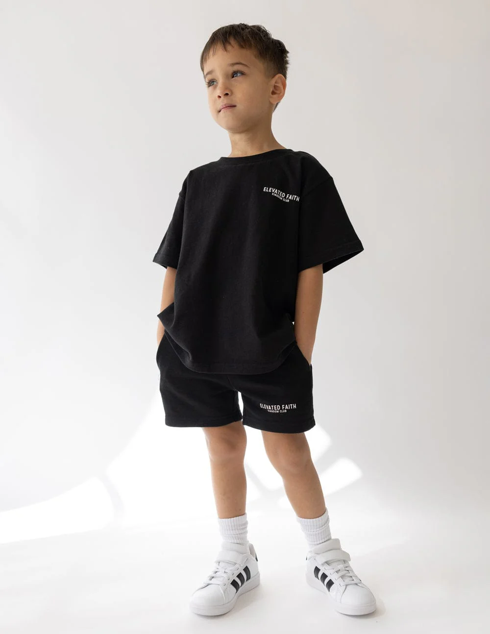 Kingdom Club Black Kids Tee - Image 4