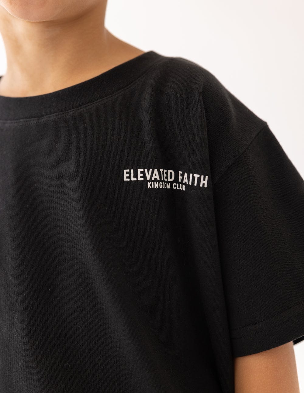 Kingdom Club Black Kids Tee - Image 5
