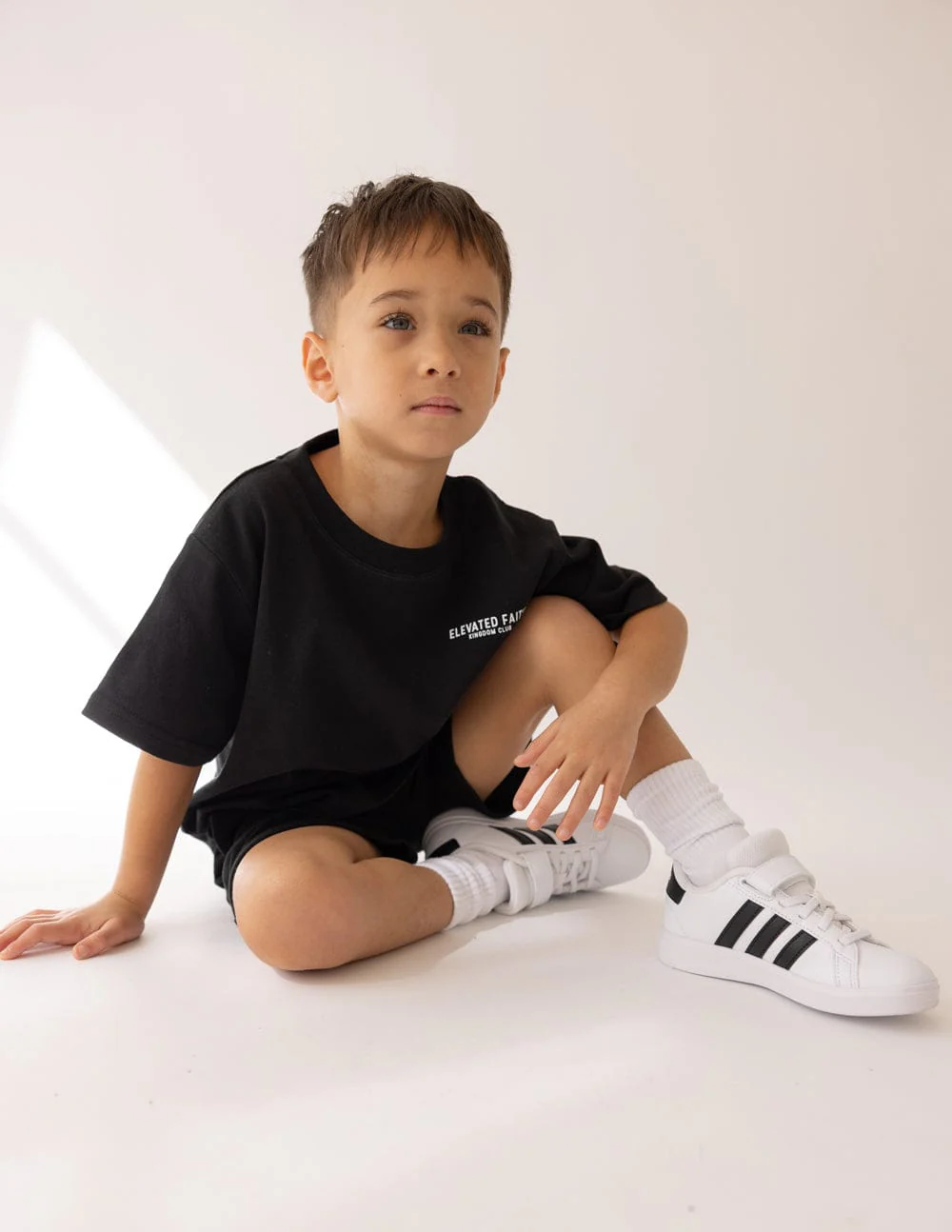 Kingdom Club Black Kids Tee - Image 6