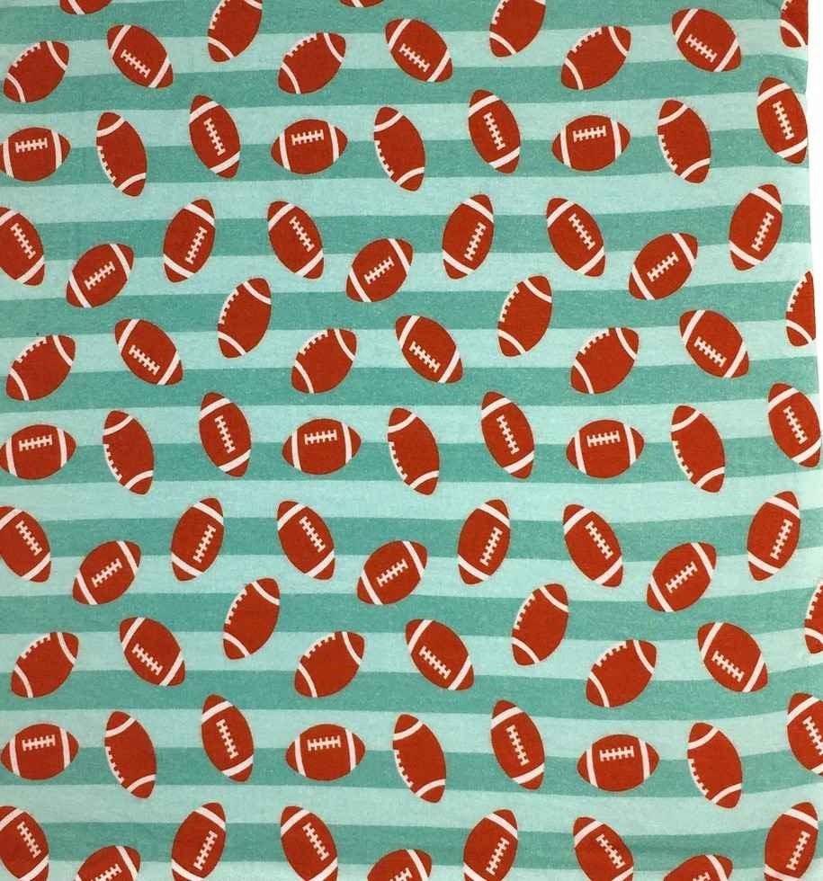 Boys Bamboo Footie Sleeper - Footballs - Image 2