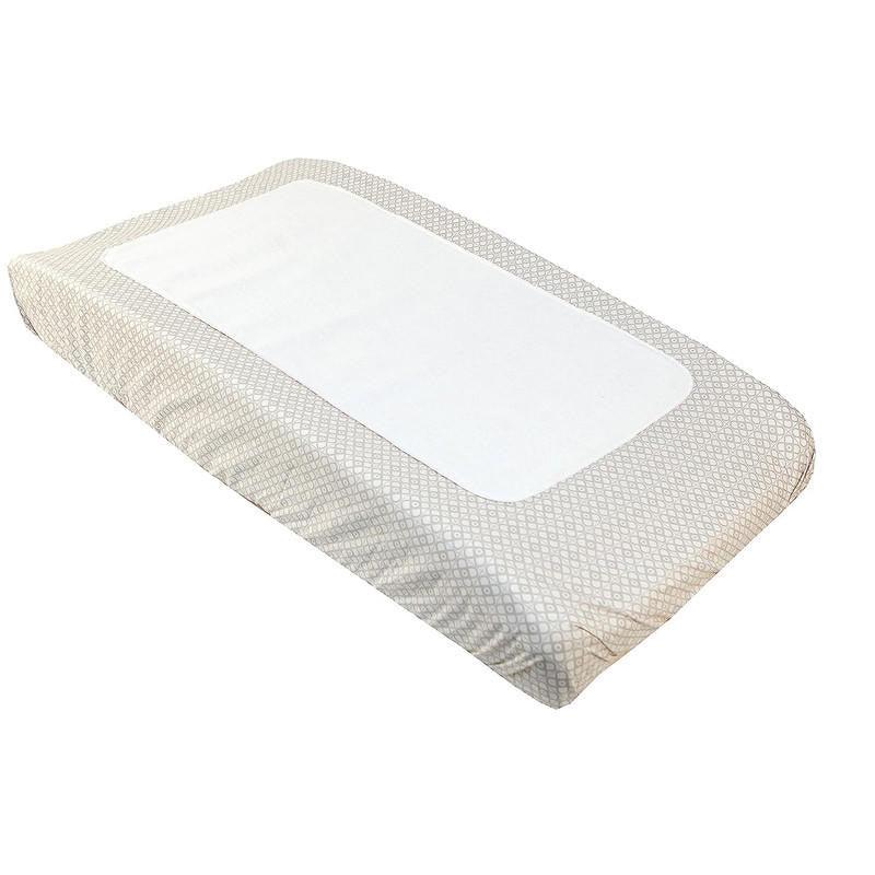 Ben & Noa Cotton Percale Changing Pad Cover - Linen Mini - Image 2