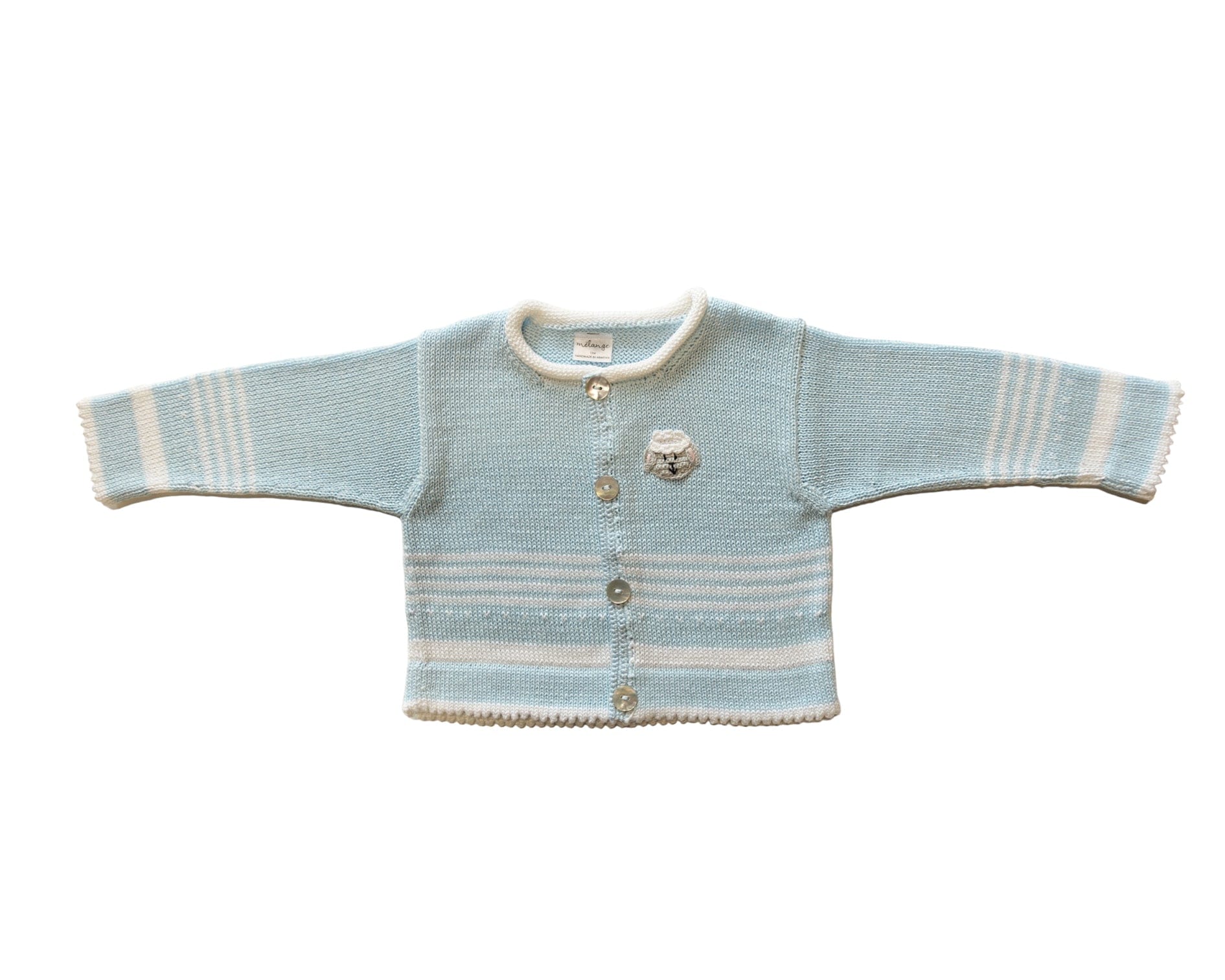 Lamb Cardigan, Blue - Image 2