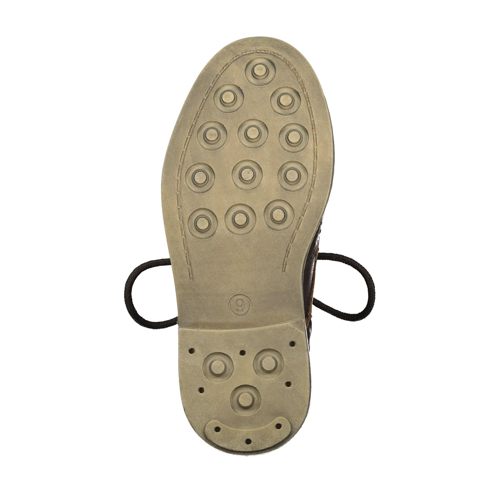 Leather Wingtip Oxford - Dark Brown - Image 8