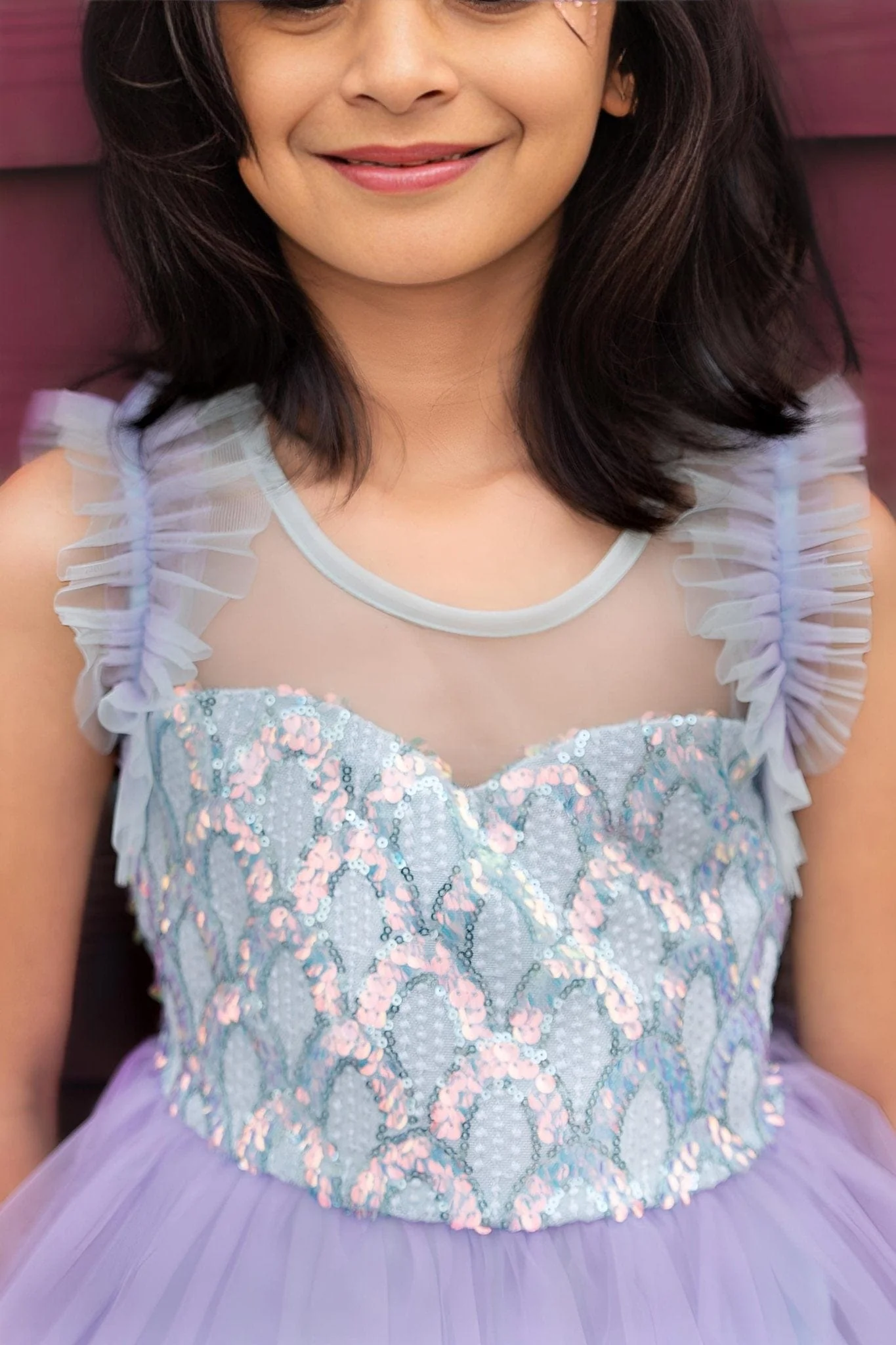 Lilac Dream Tiered Fairy Dress - Image 4